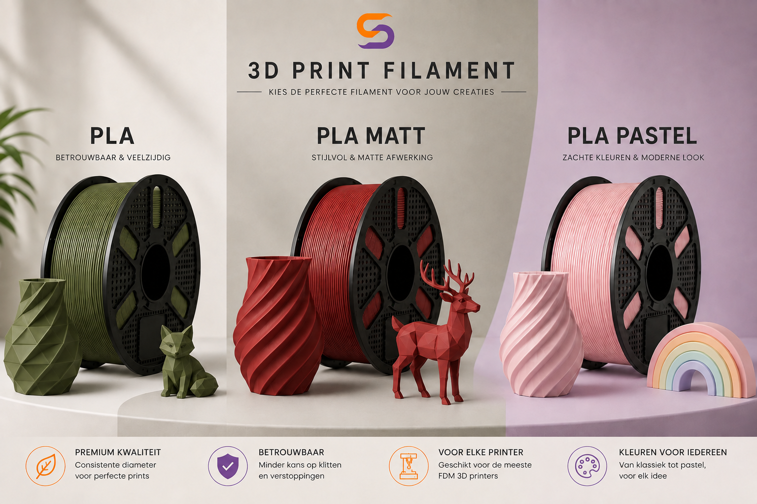 PLA Filament Collectie